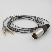 OCC Silver Plated Headphone Cable 4-pin XLR Male for Sennheiser HD700 nw zx300a