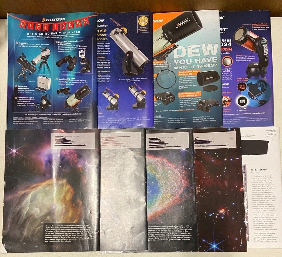 Lot of 9 Astronomy Related Magazines Explore & Discover Paperback Illustrated - Image 2 of 4