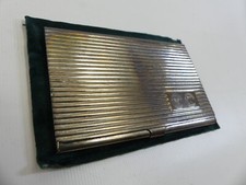 (RefJOH37) Wimbledon The Championships silver plated business card holder Links