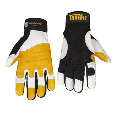 Tillman 1490 Premium Grain GOATSKIN LEATHER MECHANICS PROTECTIVE WORK GLOVES
