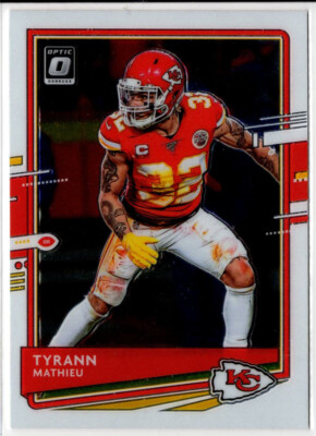 2020 Panini Donruss Optic Football Tyrann Mathieu No. 4 Kansas City Chiefs