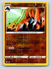 Stage 2 Gigalith HP 180 Guard Press Pressure Shot Rarity Orange Fighting