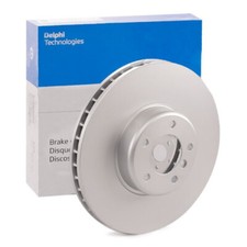 Delphi BG9321C Disco freno singolo rivestito anteriore per BMW serie 5 6