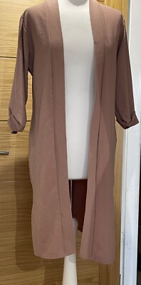 Dress Coat For Women, UK Size 14 - Dusty Pink