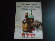 GRAPPA DEL LEONE E FERRO-CHINA BISLERI-CARTONATO-cm.23x33