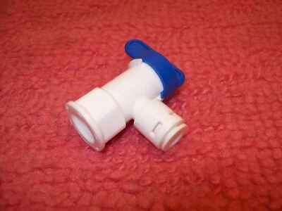 BUMUGUFU Tank Ball Valve for Reverse Osmosis RO Water Storage Tanks 1/4" FNPT X 1/4" QC