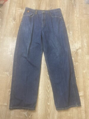 Roca Wear Jeans Mens 36x31 Blue Baggy Skater Y2k Wide Leg Punk Goth Piper