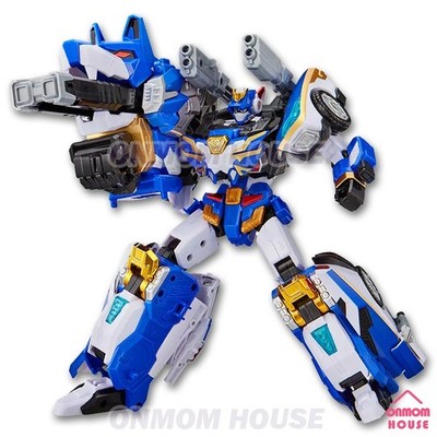 Metal Cardbot W BLUECOP W Transforming Patrol Car Robot Korean Toy