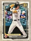 New ListingKonnor Griffin 2024 Bowman Draft Card #BD-22, 1st Bowman Paper