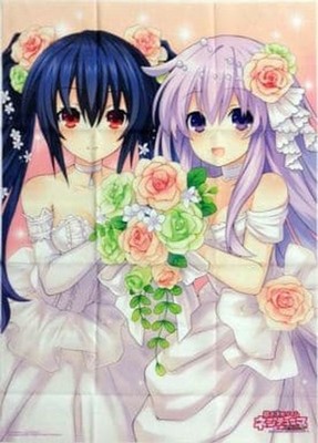 Neptunia Re;Birth2 Nepgear Noir Fabric Poster A1 Anime