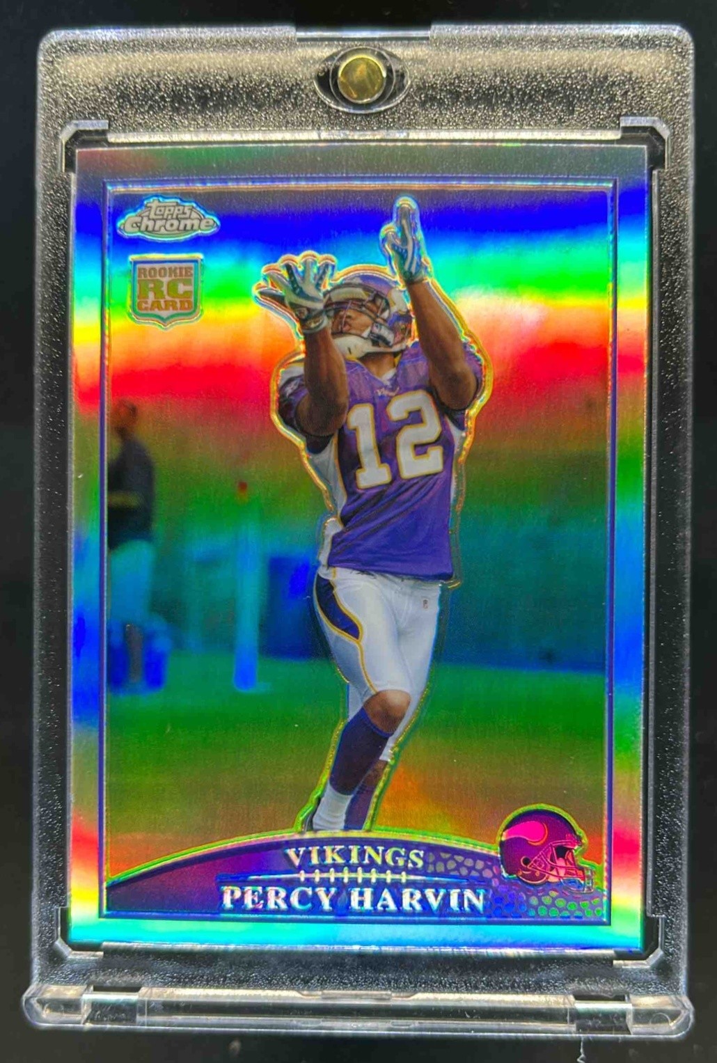 2009 Topps Chrome Percy Harvin RC Refractor Rookie #TC155 Vikings