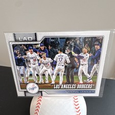 Topps 2026 Series 1 Los Angeles Dodgers Team Celebration Card #256