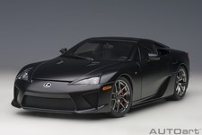 1/18 Lexus LFA Matt Black Composite Model Car By AUTOart 78852