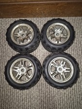 Traxxas Sporttraxx Talon 18 Monster Truck Tires 17mm Hex Wheels Used Traxxas Sporttraxx Talon 18 Monster Truck Tires 17mm Hex Wheels Used