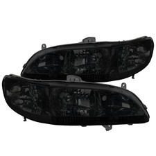 Fit 1998-2002 Honda Accord Jdm Headlights Lamps Smoke Lens Replacement Pair