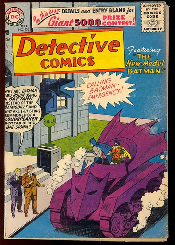 Detective Comics #236 1st Silver Age Issue Batman Vintage DC Comic 1956 VG-