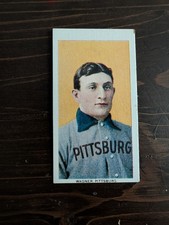 Honus Wagner T-206 Hygrade 1910 Tabacco Card Rookie Card Reprint Value $35,000. rookie card picture