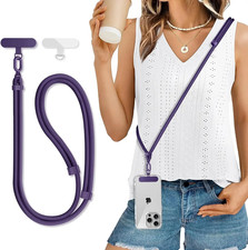 Adjustable Neck Carrying Leash Universal Cell Phone Lanyard Crossbody Strap