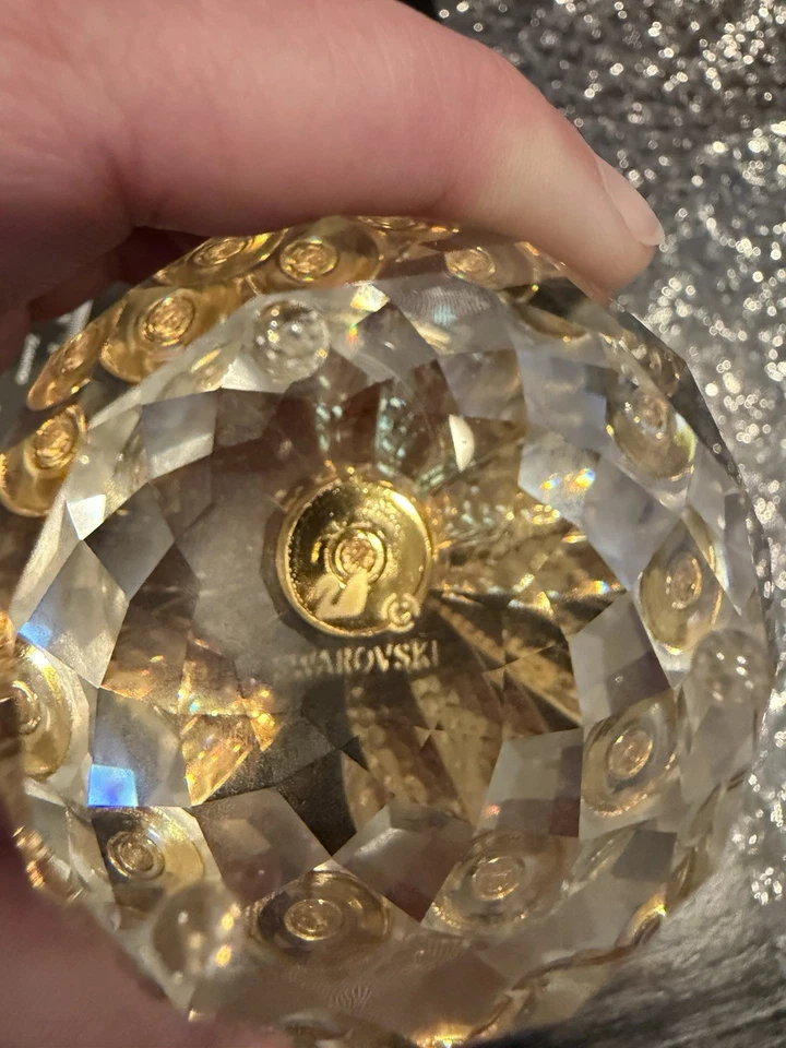 Swarovski Crystal Pineapple Metal Top Variant Rare - Image 3 of 3