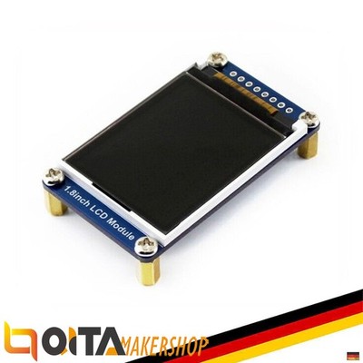 Waveshare 1.8 inch 128X160 RGB 65K-Farbe General LCD Display Modul SPI ST7735S