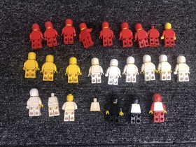 LEGO Space: Minifigure Lot x19 & Galaxy Commander (6980) incomplete