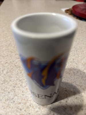 Ensenada White Shot Glass 3.25  Height
