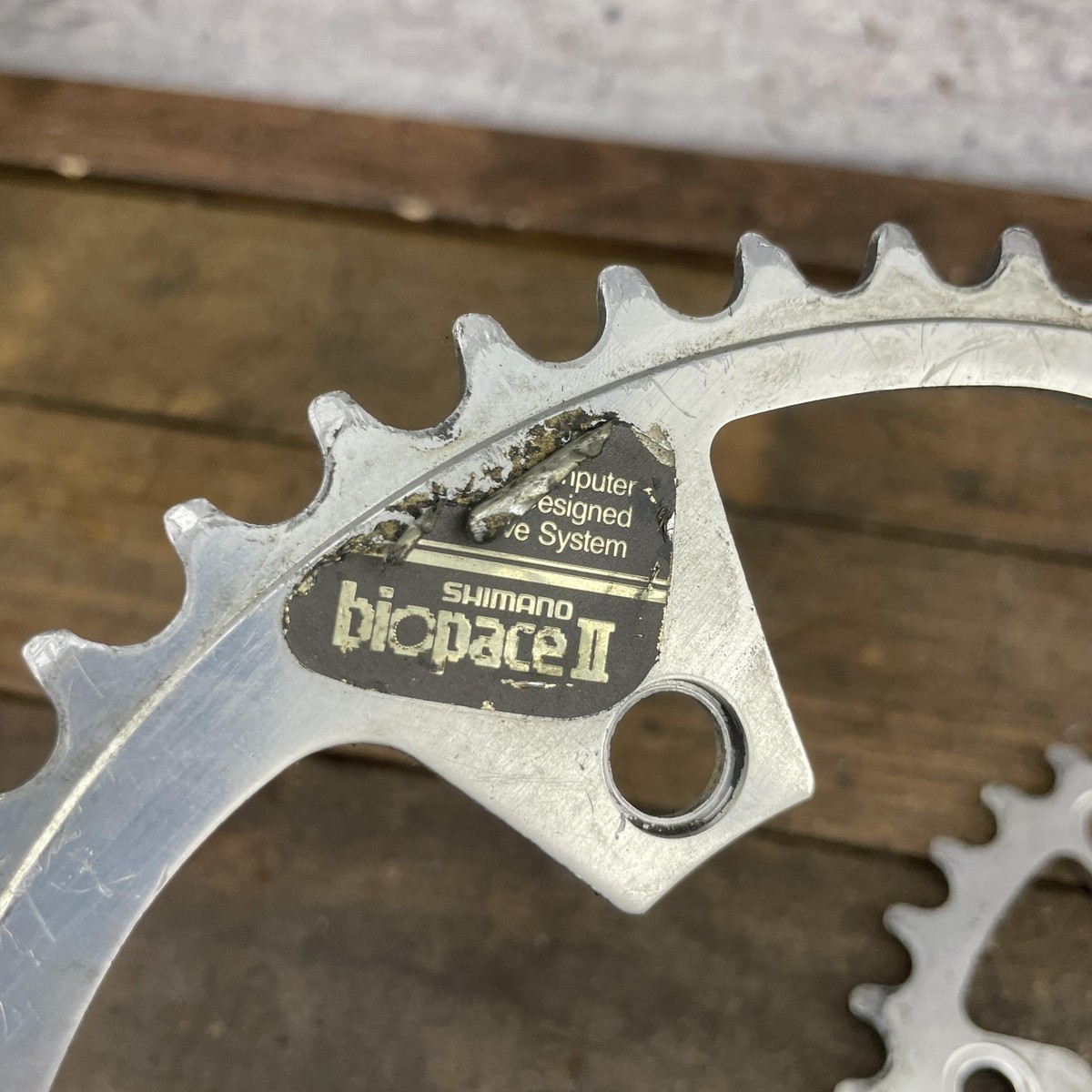 Vintage Shimano Deore XT Fc-M730 Biopace II Chainring SetM730 110