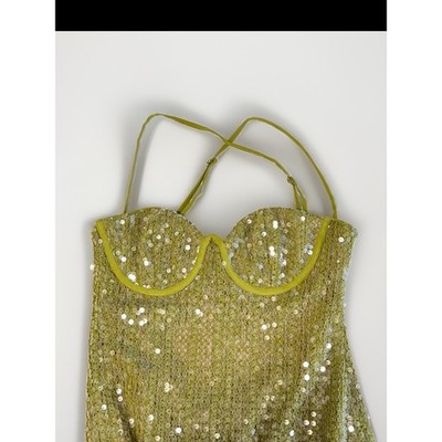brihante sequin maxi dress in island green camila coelho Camila Coelho Brihante sequin maxi Sizes XS, S and M RRP: $466.71 Rental Price: $130 (includes cleaning and GST)