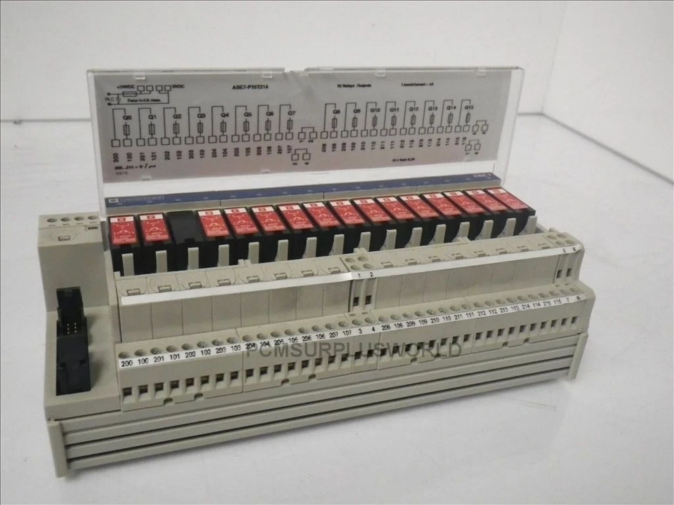 ABE7-P16T214 ABE7P16T214 Telemecanique Telefast 2 Output Module 16 Channel (Used - Image 2 of 4
