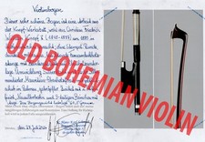 CERTIFIED Violin Bow by KNOPF Christian Friedrich Wilhelm (1815-1897)