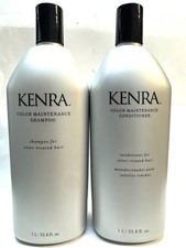 2 kenra color maintenance shampoo  conditioner 33.8oz ea scuffed bottle