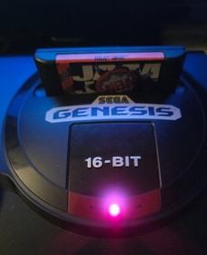 Sega Genesis 16 Bit Video Game System Complete w/all cords and NBA Jam game.