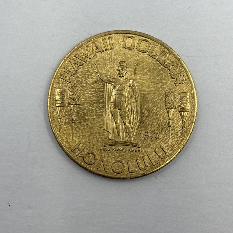 1976 Honolulu Hawaii Souvenir Dollar Medal