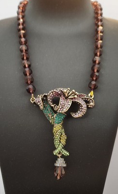 Heidi Daus Inspired Purple Lily Necklace