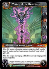 Light Play WoW TCG Visage of the Destroyer Battle of the Aspects Treasure Pack W