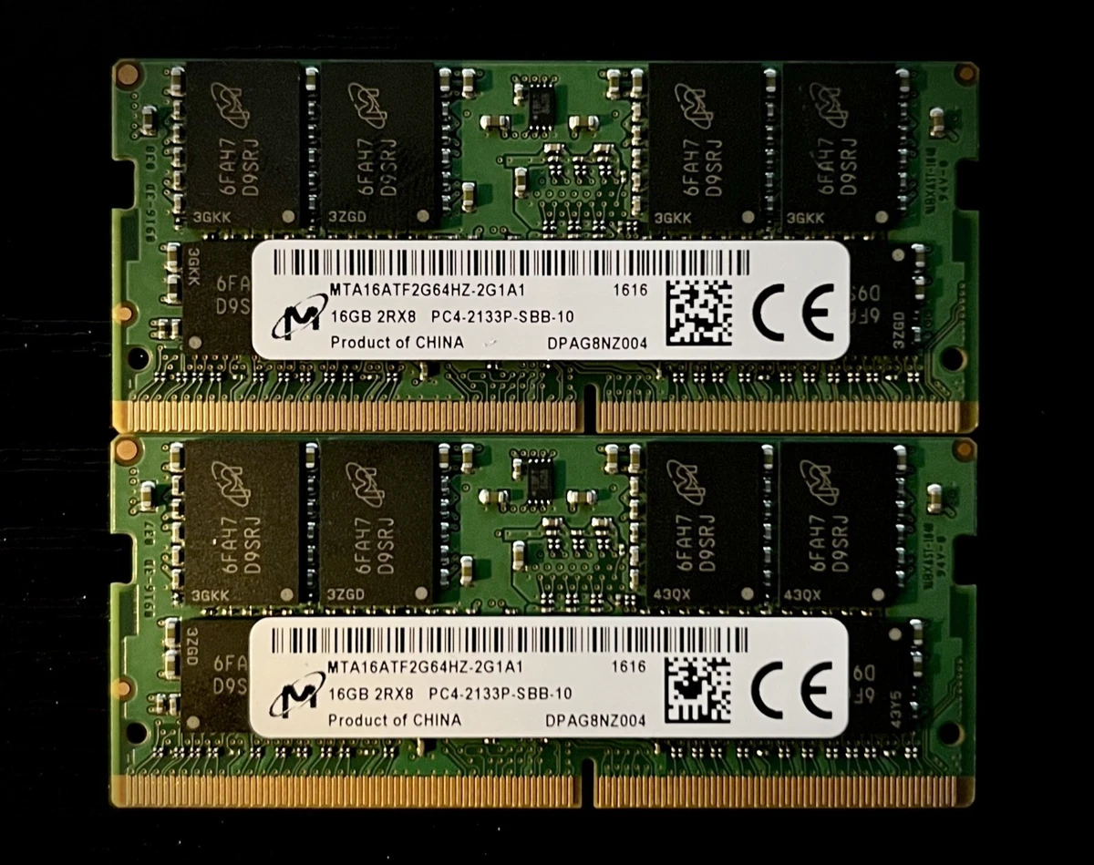 PC4-17000 (DDR4-2133) Bus Speed 16 GB Total Capacity DDR4 SDRAM