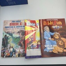 Bible Coloring - Activity Books -3pc - Coloring and Activity - Q And A Book