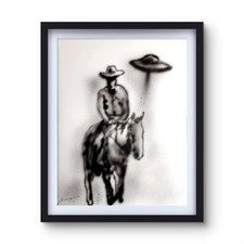 Aleph Original Art 14x11 Abstract Expressionist Original Painting Gallery Paper