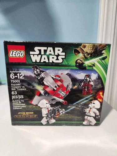 LEGO Star Wars Republic Troopers vs Sith Troopers 75001 Complete Set 63 Pieces