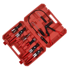 9pcs Hose Clamp Plier Set Cooling System Hose Clamp Automobile Hand Tool