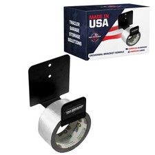 Pit Posse Made in USA Duct Tape Holder Aluminum Race Trailer Garage-Black