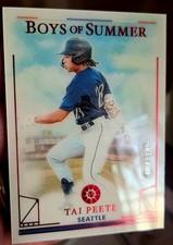 2024 Panini Boys of Summer - Tai Peete #78 Red /149 (RC) Gem Mint Mariners SP