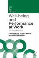 Marc Van Veldhoven (U. A.) | Well-Being And Performance At Work | Taschenbuch