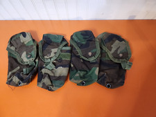 M4/M16A2 Double Magazine Pouch - Lot of 4 MOLLE II - M81 Woodland