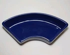 1936 RARE OLD VINTAGE FIESTA RELISH TRAY INSERT VINTAGE COBALT BLUE FIESTAWARE