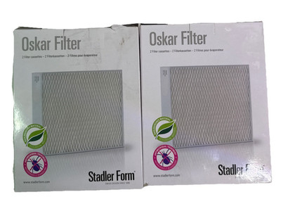 2 PACK - Stadler Form Oskar Filter - 2 Filter Cassettes - Brand New