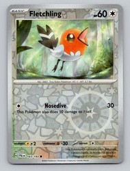 Fletchling 163/193 Reverse Holo Paldea Evolved