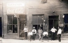 RPPC Coca Cola Sign Storefront General Store Real Photo Postcard