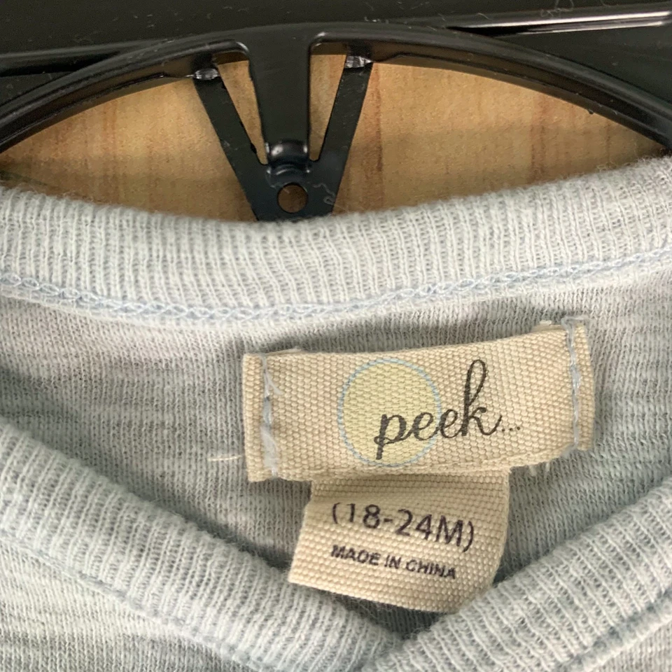 Juego de dos piezas Peek gris claro azul 18-24 meses nuevo con etiquetas Foto 4 de 4