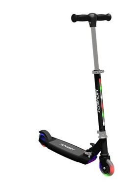 Hover-1 Lunar Kids Scooter LED Foldable Adjustable Height Black New Open Box
